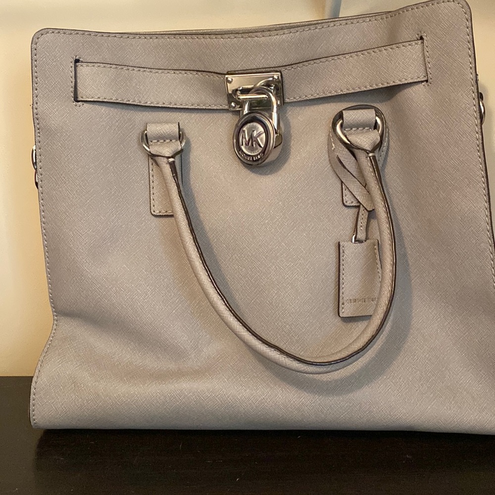 Michael Khors Grey Large Hamilton Bag